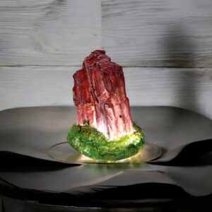 Mini Stone Lamp ( RED )